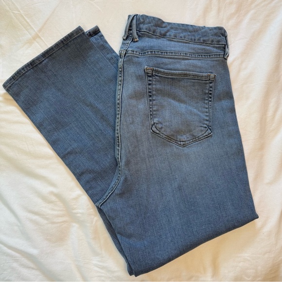 Good American Denim - Good American Good Straight Blue Jeans Women’s high rise size 18